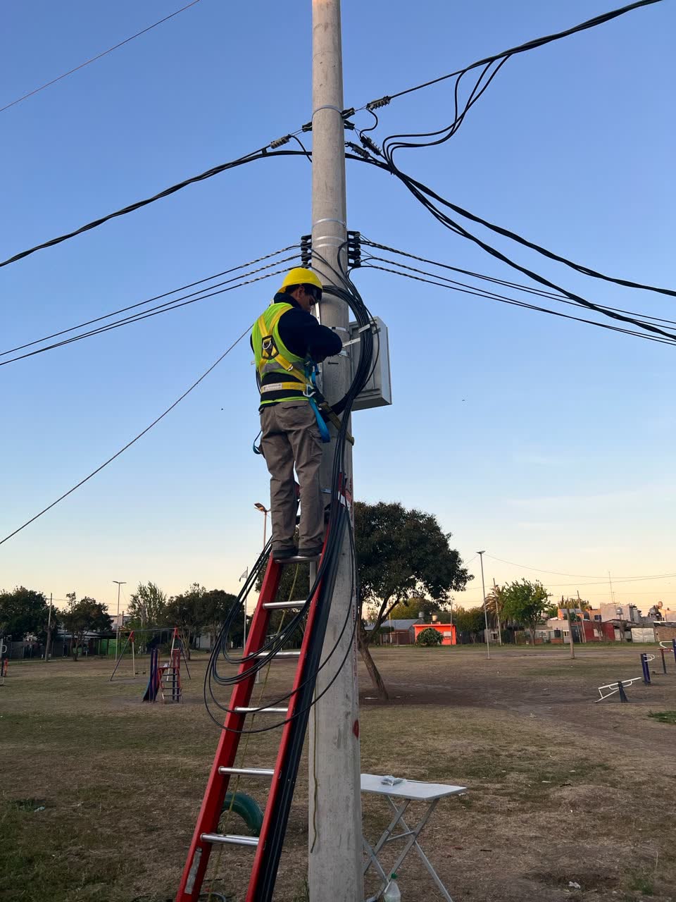 Conexionado en caja de distribución FTTH